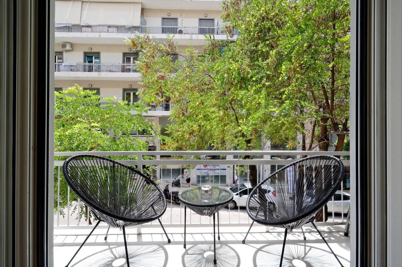 Elegant Big Apartment In Athens Center With Balcony Exterior foto
