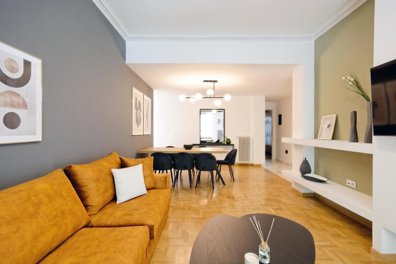 Elegant Big Apartment In Athens Center With Balcony Exterior foto